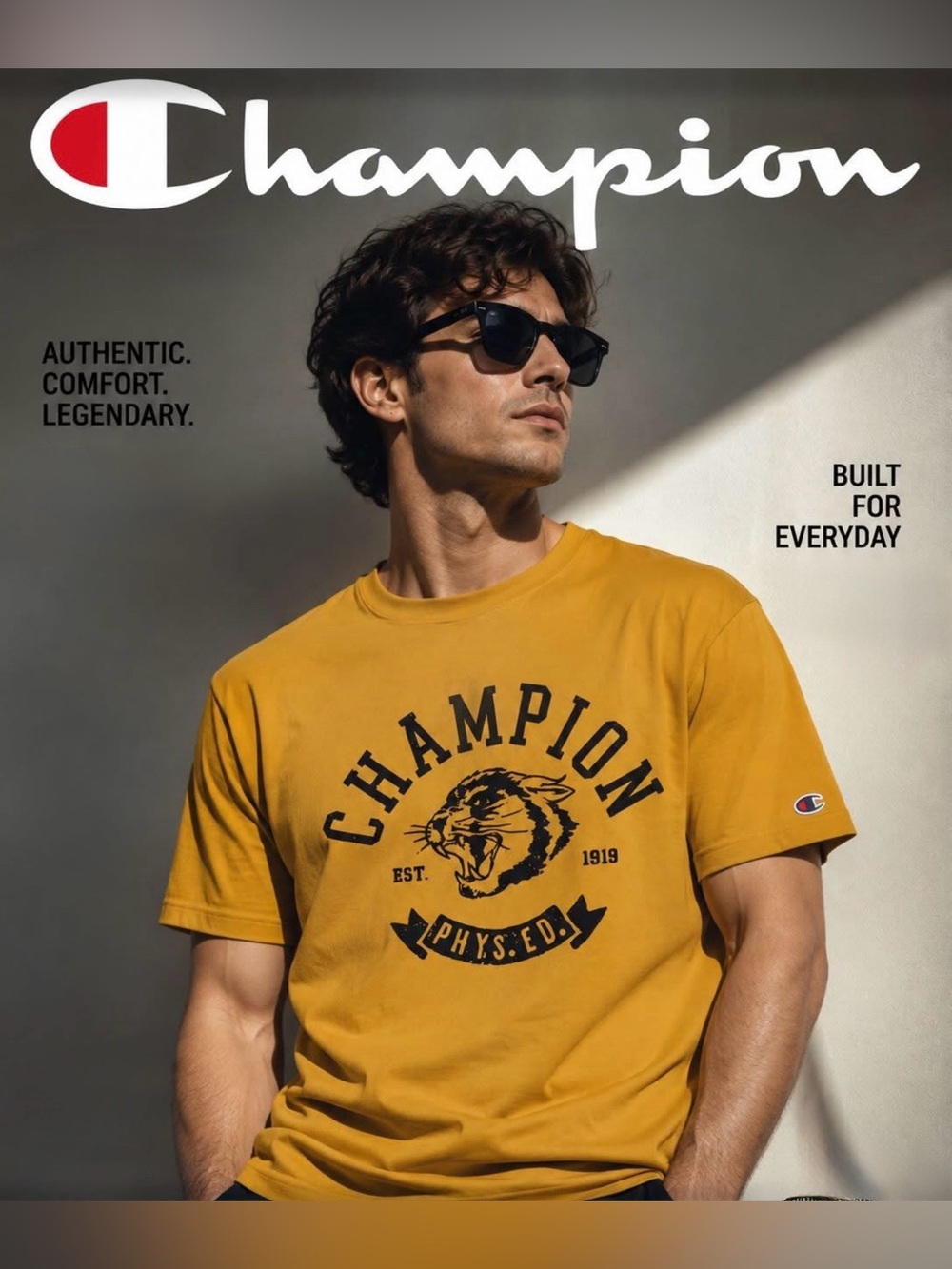 Champion - NWT - PHYS ED Cougar Graphic Tee